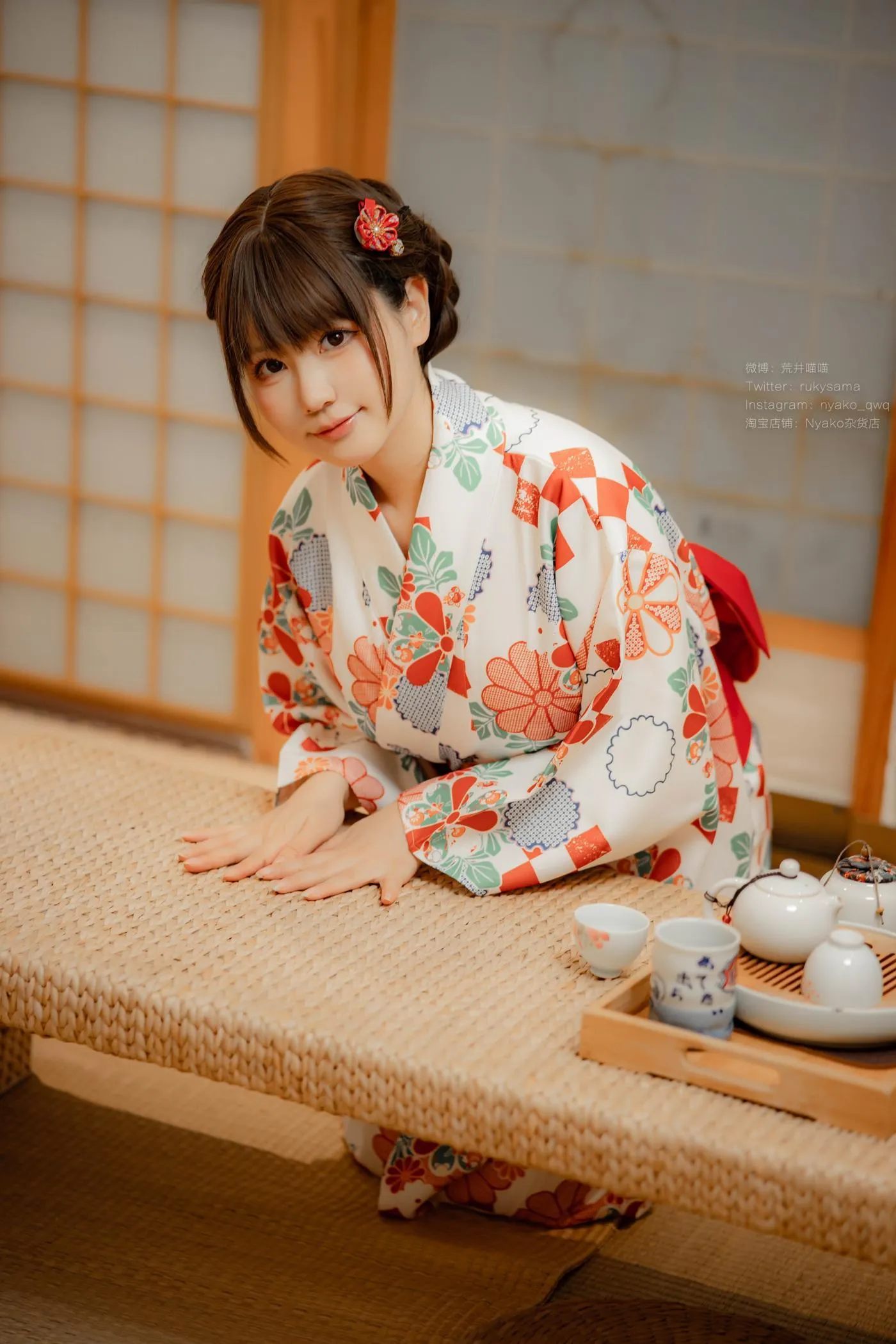 Nyako喵子 – NO.58 和风烂漫正片自拍-电子版41 和风烂漫-浴衣 [86P]插图7